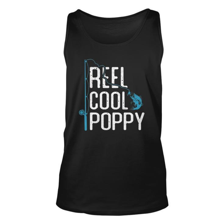 Reel Cool Poppy Fishing Fathers Day Gift Fisherman Poppy Unisex Tank Top