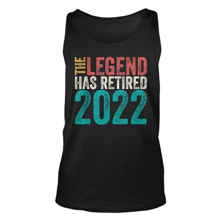 Retired 2022 I Worked My Whole Life For This Retirement  Unisex Tank Top