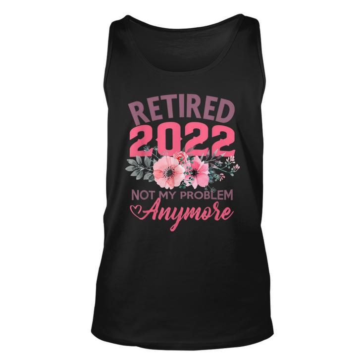 Retired 2022  Retirement Gifts For Women 2022 Cute Pink  Unisex Tank Top