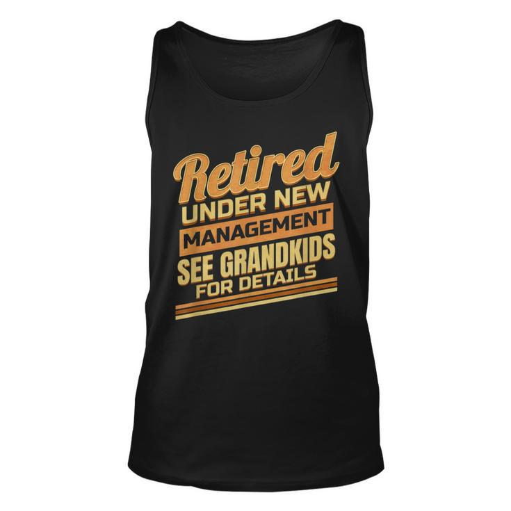 Retired Grandpa Grandma Funny Grandkids Farewell For Retiree  Unisex Tank Top