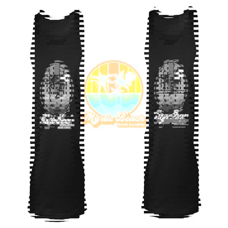 Retro Myrtle Beach South Carolina Summer 90S Beach Souvenirs Tank Top