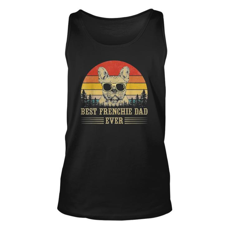 Retro Vintage French Bulldog Best Frenchie Dad Ever Classic Unisex Tank Top