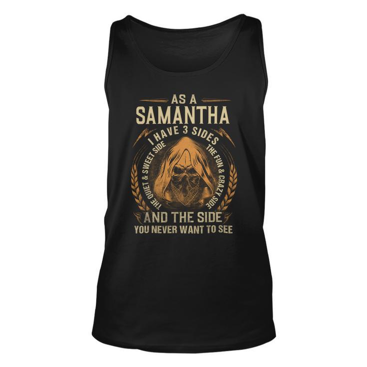 Samantha Name Shirt Samantha Family Name V4 Unisex Tank Top