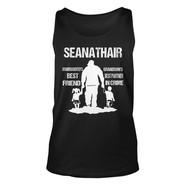 Seanathair Grandpa Gift   Seanathair Best Friend Best Partner In Crime Unisex Tank Top