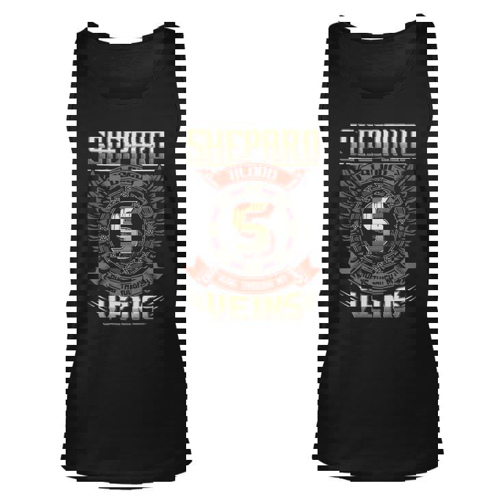 Shepard Blood  Run Through My Veins Name Unisex Tank Top