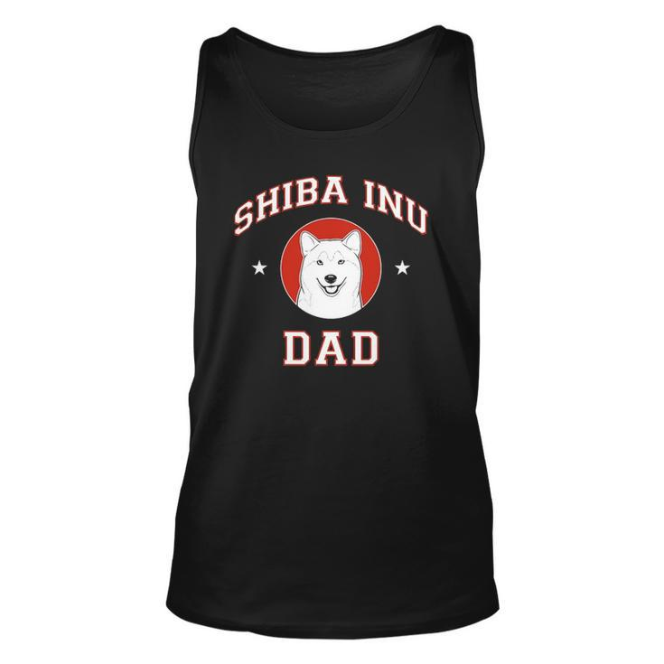 Shiba Inu Dad Pet Lovers Unisex Tank Top