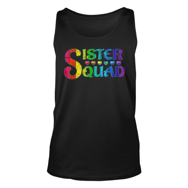 Sister Squad Relatives Birthday Bday Party  Unisex Tank Top