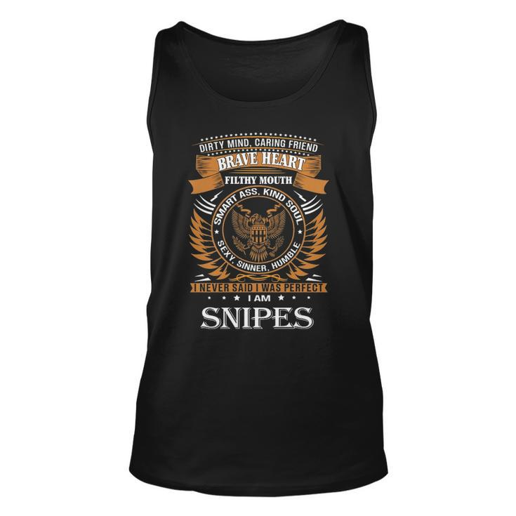 Snipes Name Gift   Snipes Brave Heart Unisex Tank Top