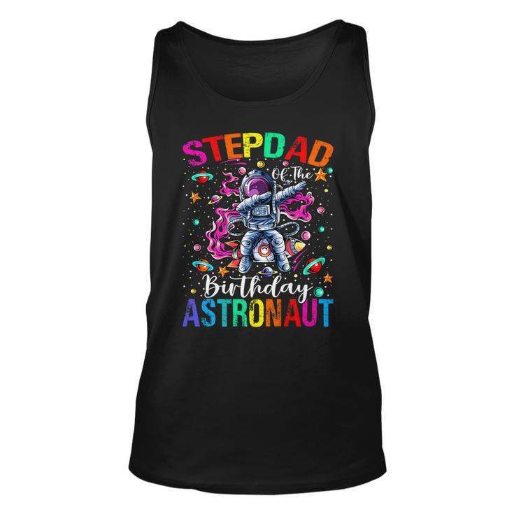 Stepdad Of The Birthday Astronaut Boy Space Theme Kids   Unisex Tank Top