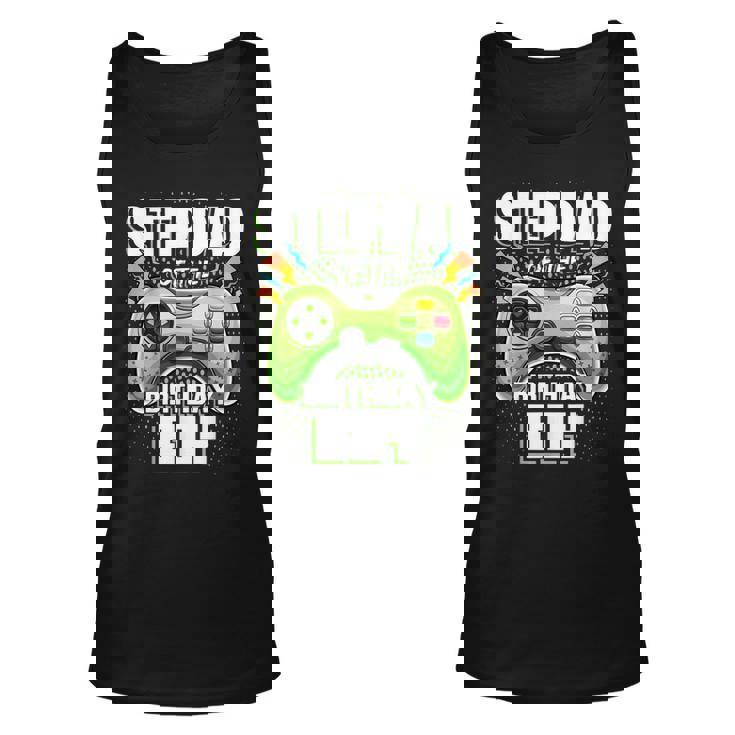 Stepdad Of The Birthday Boy Matching Family Video Game Party  Unisex Tank Top