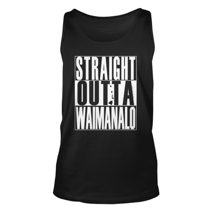 Straight Outta Waimanalo By Hawaii Nei All Day Unisex Tank Top