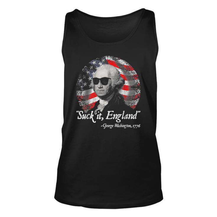 Suck It England Funny 4Th Of July George Washington 1776  Unisex Tank Top