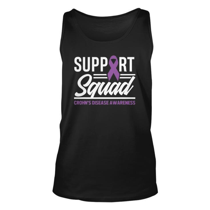 Support Squad Crohns Disease Warrior Crohns Awareness Unisex Tank Top