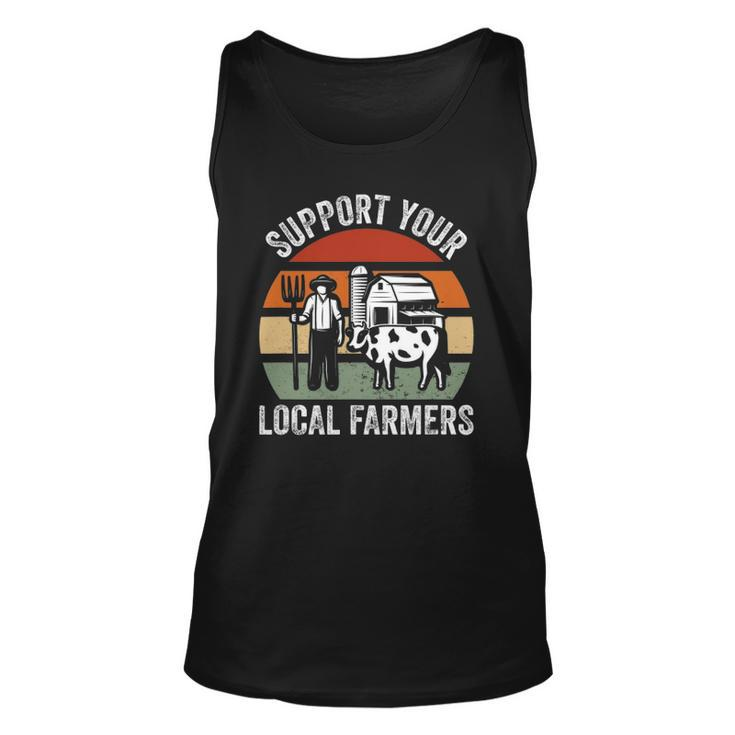 Support Your Local Farmers Farming Unisex Tank Top