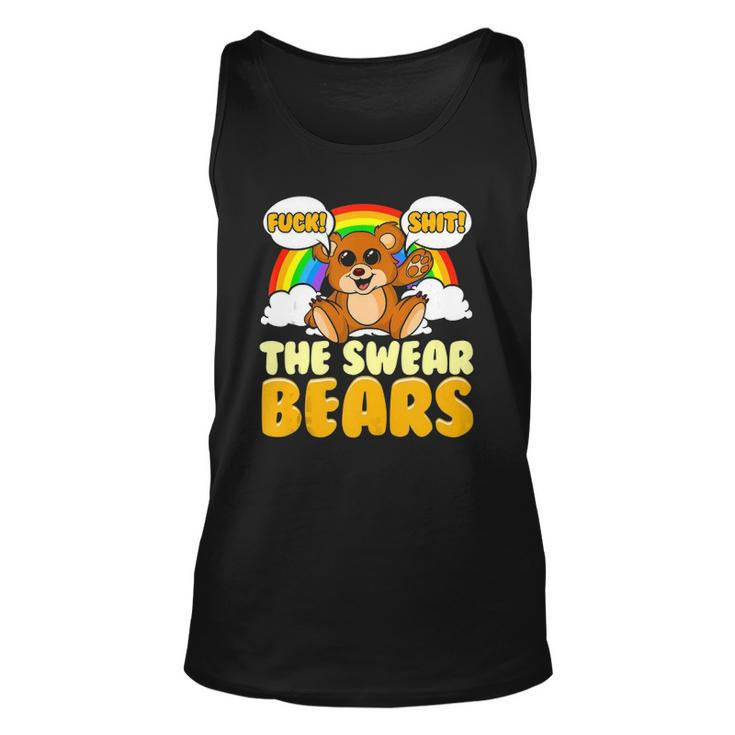 Swear Bears Funny Cute Bear Sarcastic Adult Humor Unisex Tank Top