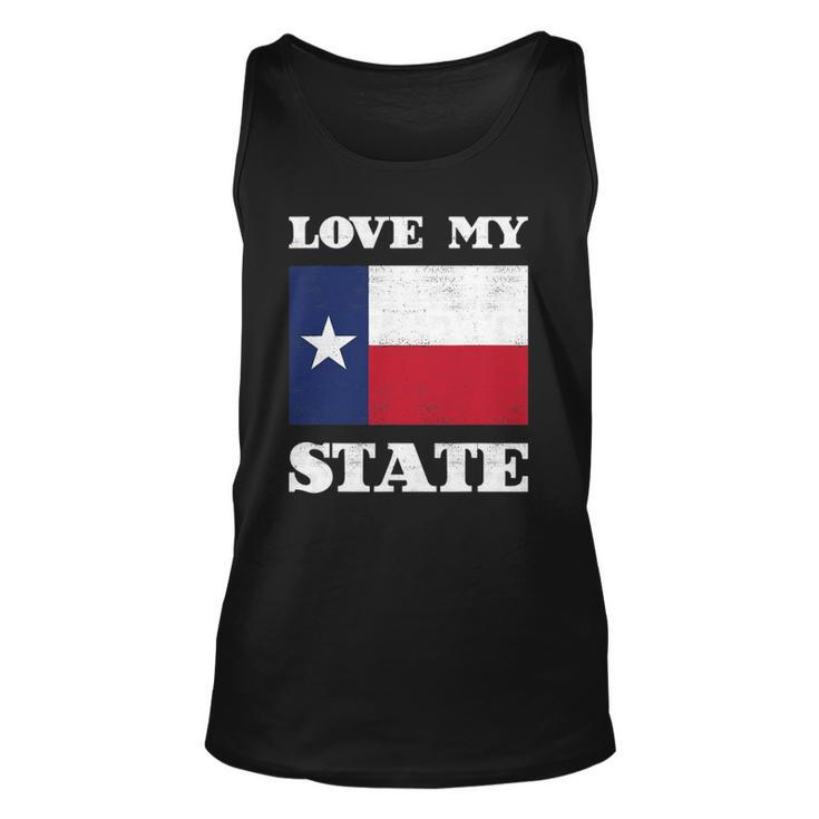 Texas State Flag Saying For A Pride Texan Loving Texas Unisex Tank Top