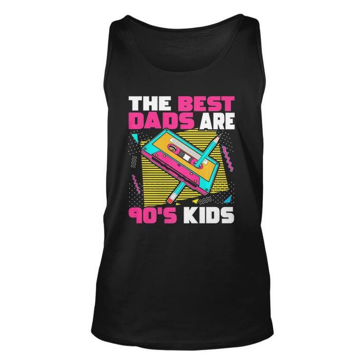 The Best Dads Are 90S Kids 90S Dad Cassette Tape  Unisex Tank Top