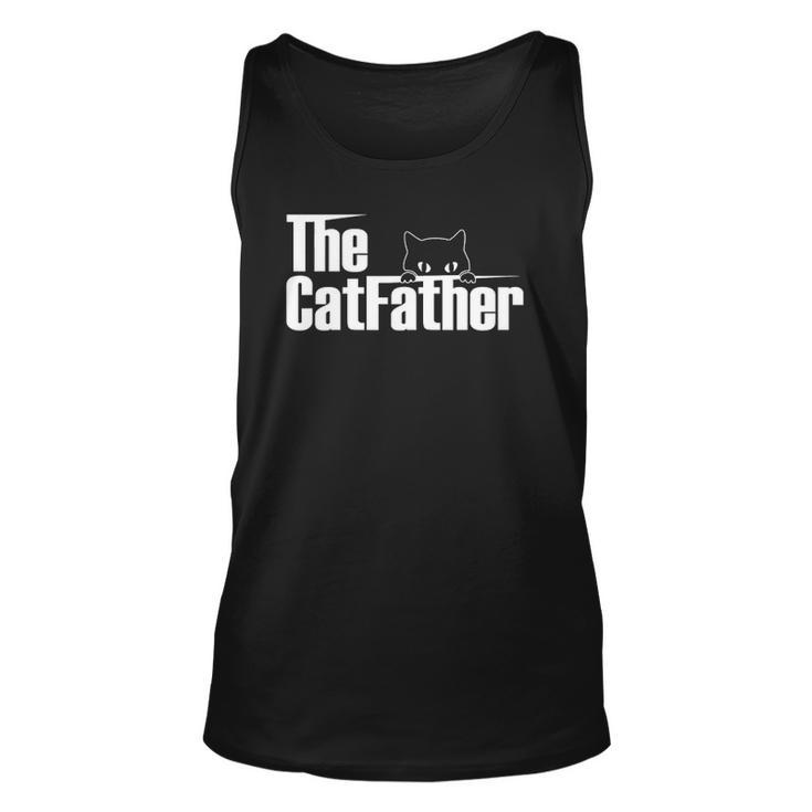 The Catfather Funny Cute Cat Father Unisex Tank Top