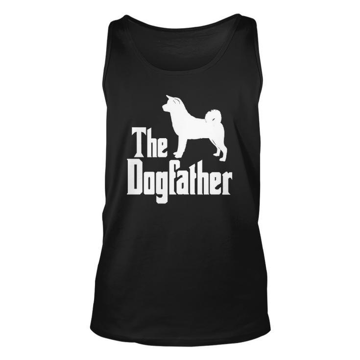 The Dogfather Akita Dog Silhouette Funny Gift Idea Classic Unisex Tank Top