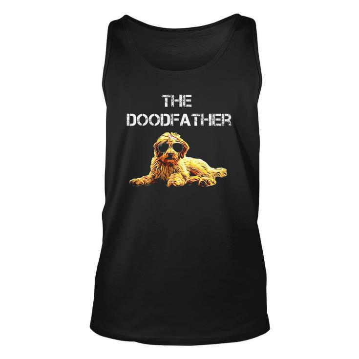 The Dood Father  Men Golden Doodle Dog Lover Gift Idea Unisex Tank Top