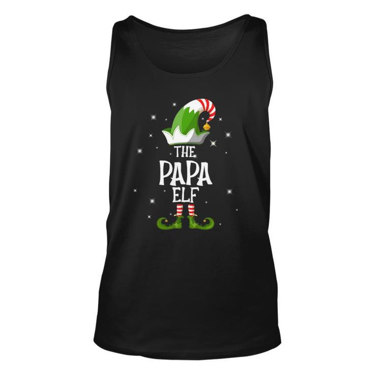 The Papa Elf Family Matching Group Christmas Unisex Tank Top