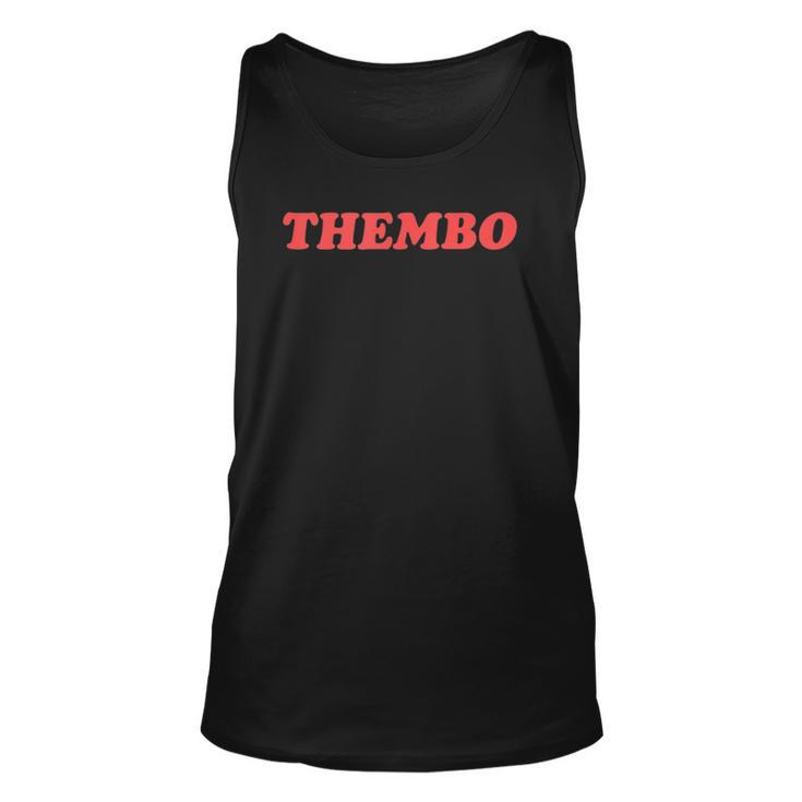 Thembo Them Bimbo Nonbinary Genderfluid Pronouns Pride  Unisex Tank Top