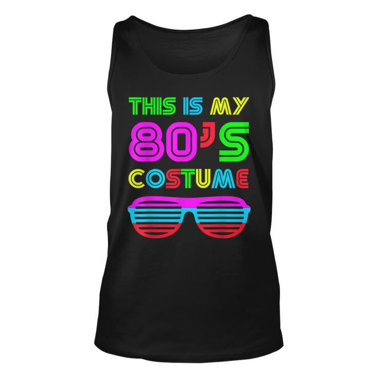 This Is My 80S Costume Retro Halloween Disco Costume  Unisex Tank Top