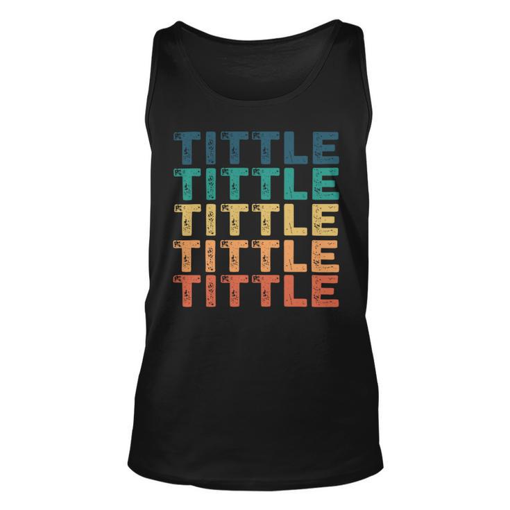 Tittle Name Shirt Tittle Family Name V2 Unisex Tank Top