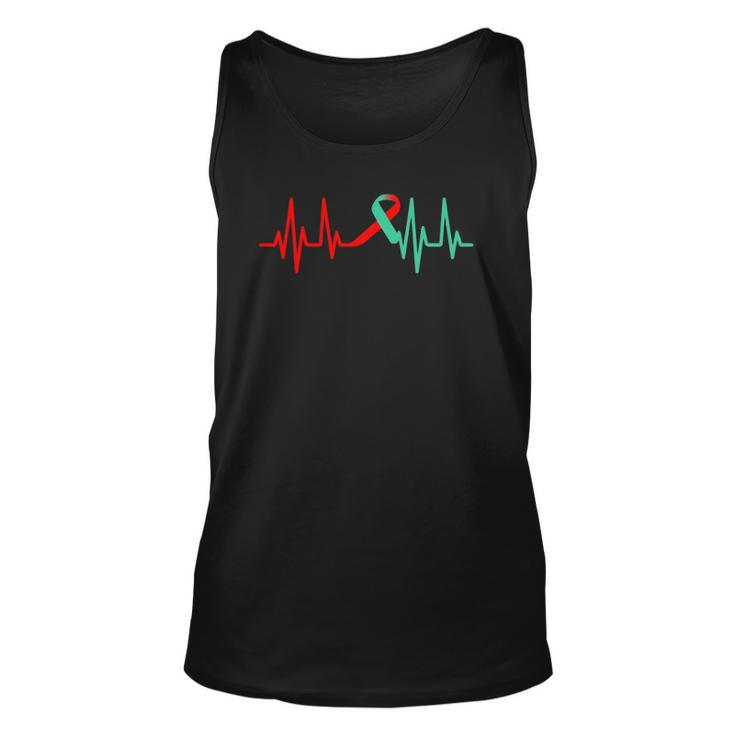 Transplant Recipient Heartbeat - Saved By An Organ Donor  Unisex Tank Top