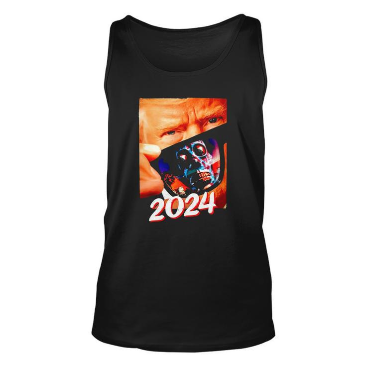 Trump 2024 They Live Donald Trump Supporter Unisex Tank Top
