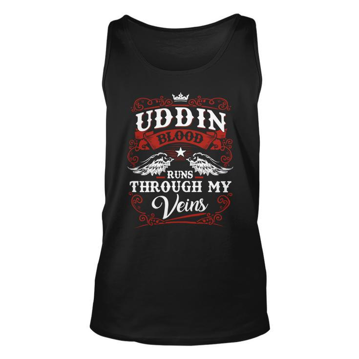 Uddin Name Shirt Uddin Family Name V2 Unisex Tank Top