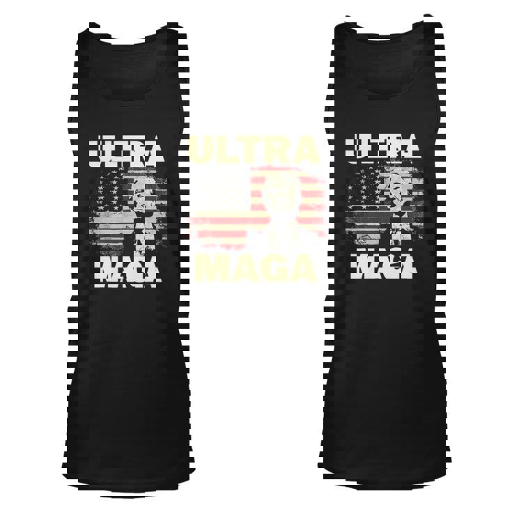 Ultra Maga Proud Ultra-Maga Usa Flag Unisex Tank Top