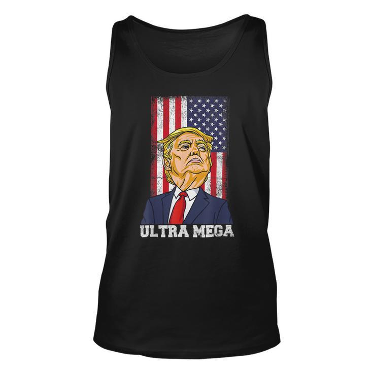 Ultra Maga Shirt Funny Anti Biden Us Flag Unisex Tank Top