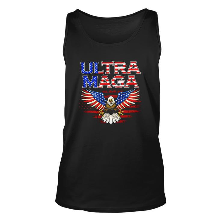 Us Bald Eagles Ultra Maga American Flag Patriotic Unisex Tank Top