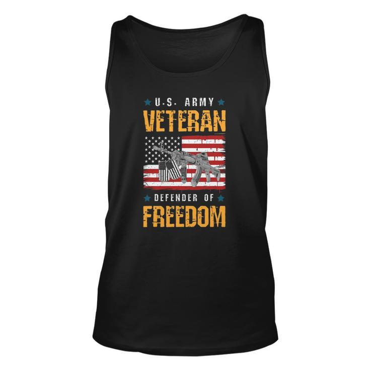Us Veteran Defender Of Freedom Veterans Day Unisex Tank Top