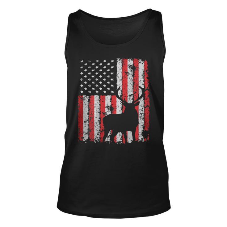 Usa Flag Day Deer Hunting 4Th July Patriotic Gift Unisex Tank Top