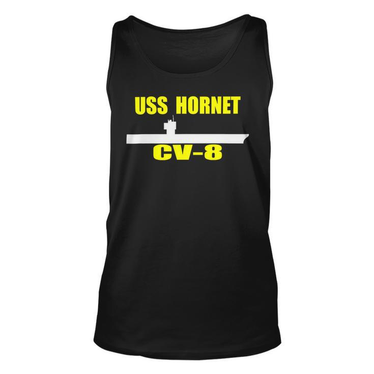 Uss Hornet Cv-8 Aircraft Carrier Sailor Veterans Day D-Day T-Shirt Unisex Tank Top