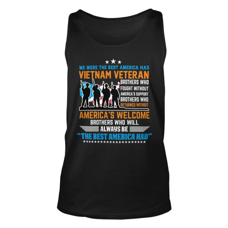 Veteran Veterans Day Vietnam Veteran Best America Had Proud Military Veteran 63 Navy Soldier Army Military Unisex Tank Top