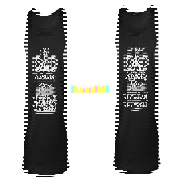 Veterans Day Grandpa Dad Vietnam Veteran Fathers Day Gift Unisex Tank Top