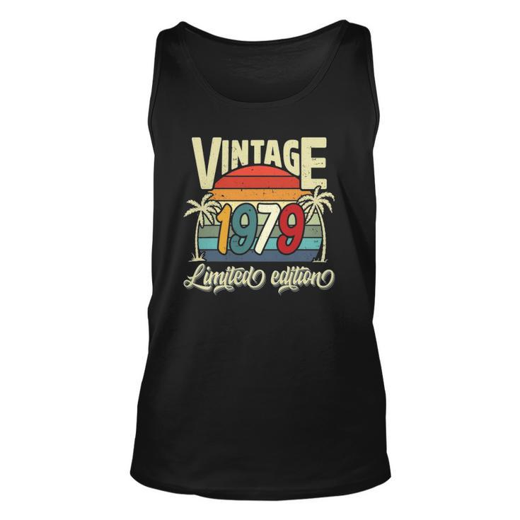 Vintage 1979 43Rd Birthday Limited Edition 43 Years Old Bday Tank Top
