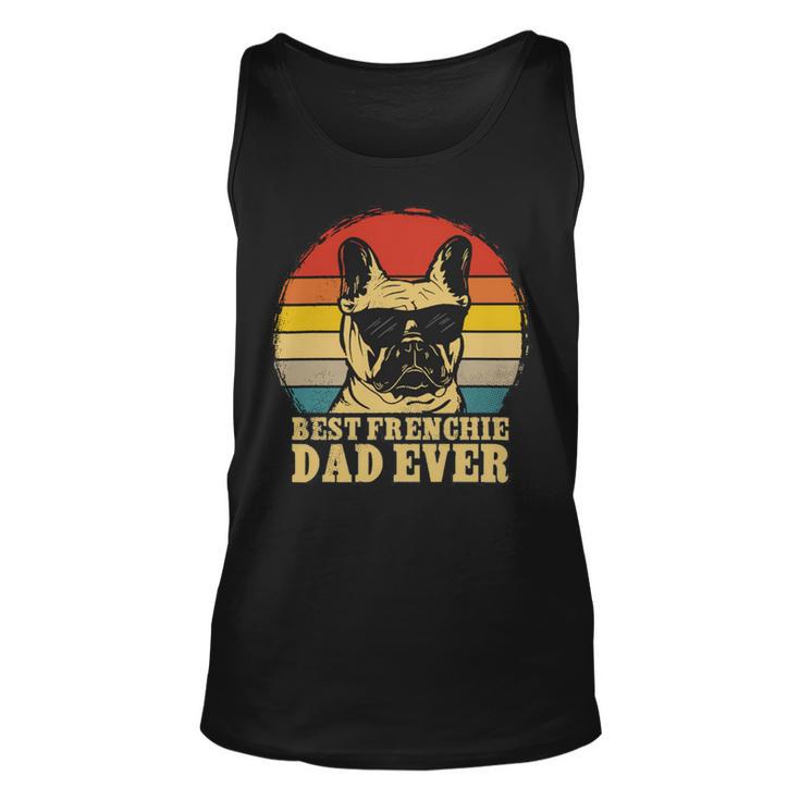 Vintage Best Frenchie Dad Ever Fathers Day 90 Shirt Unisex Tank Top