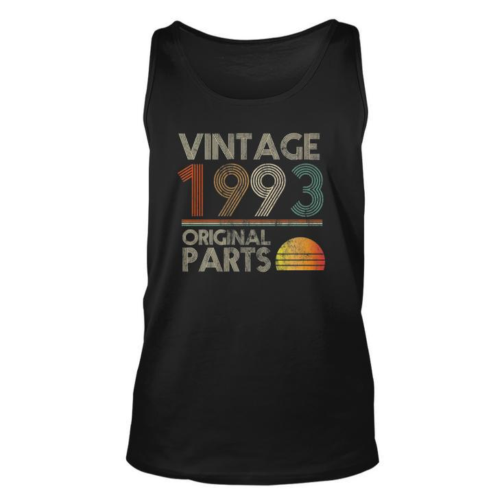 Vintage Original Parts Birthday 1993 29Th Retro Style  Unisex Tank Top