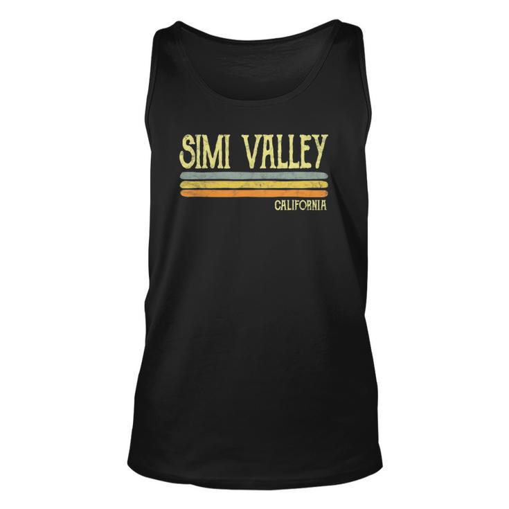 Vintage Retro Simi Valley California Vacation Gift Unisex Tank Top