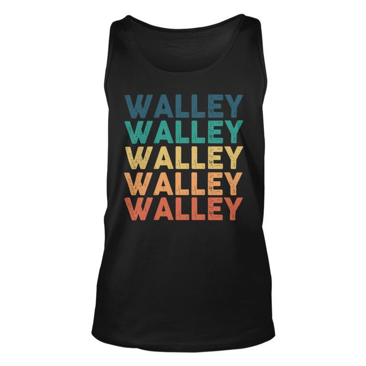 Walley Name Shirt Walley Family Name Unisex Tank Top