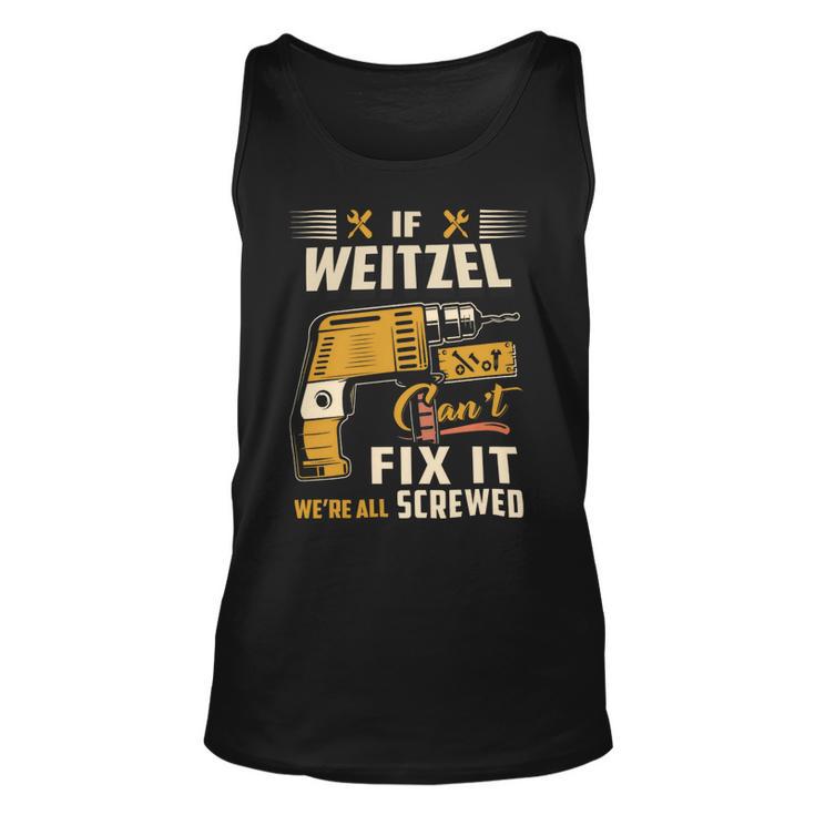 Weitzel Blood Runs Through My Veins Name V2 Unisex Tank Top