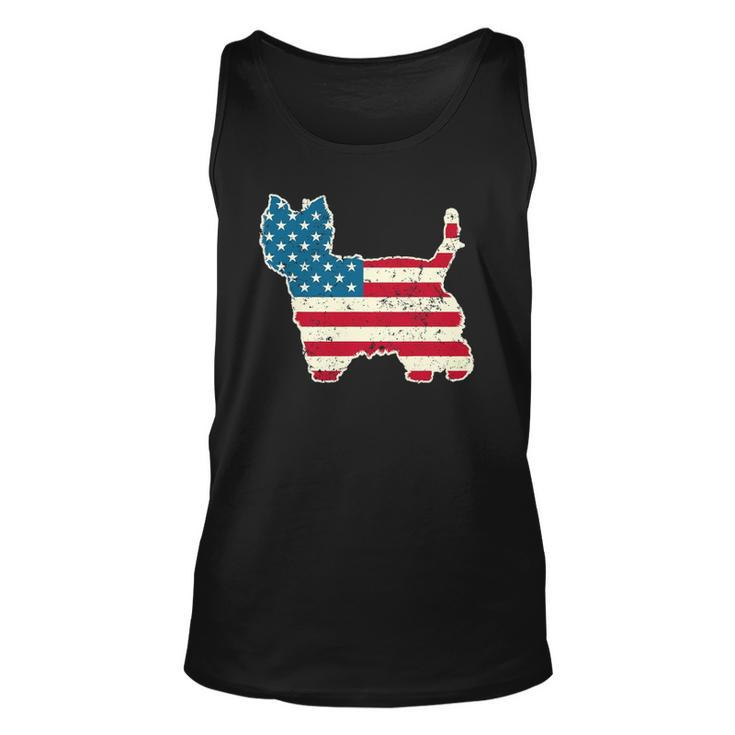 West Highland White Terrier Westie 4Th Of July American Flag Tank Top