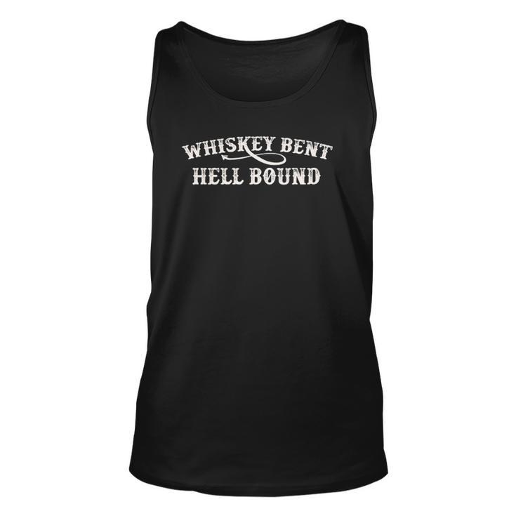 Whiskey Bent And Hell Bound Vintage Outlaw Unisex Tank Top