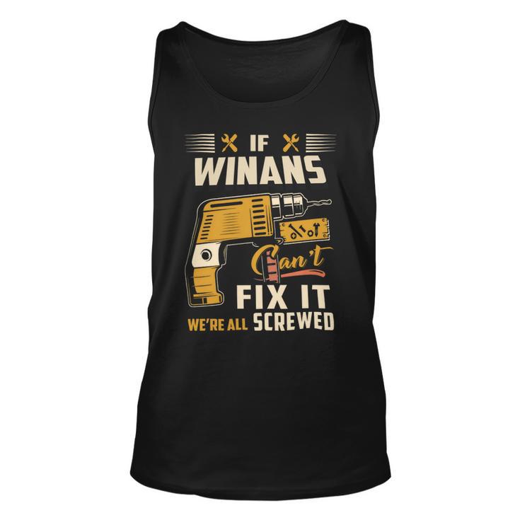 Winans Blood Runs Through My Veins Name V2 Unisex Tank Top