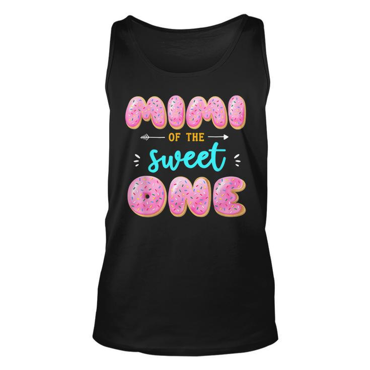 Women Mimi Of Sweet One First Birthday Matching Family Donut  Unisex Tank Top