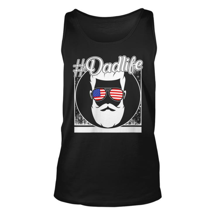 Womens 4Th Of July Dad Life Sunglasses American Father Independence  Unisex Tank Top